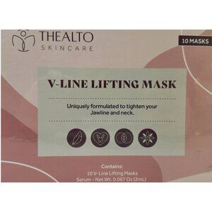 Thealto V-Line Chin Neck Lifting 10 Masks serum décolleté hyaluronic acid 2/2026